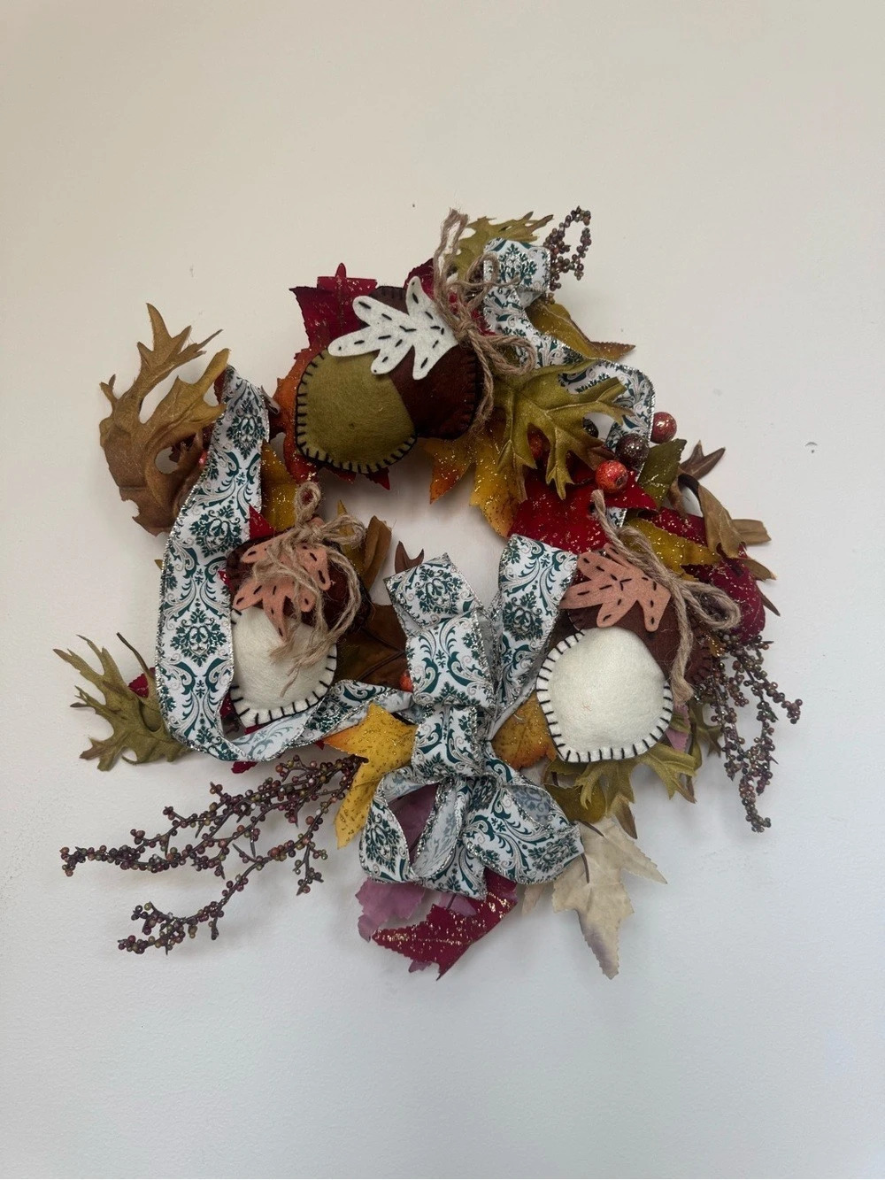 Fall Harvest Holiday Wreath Multicolor